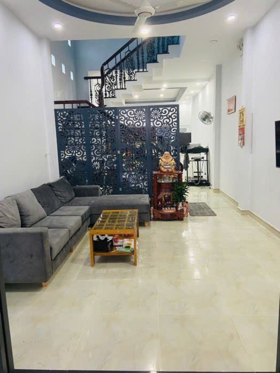 Nhà Mặt tiền Vuông 3 tầng Xe tải tránh 100m2 – Thạnh Lộc 31 Q12 - Ảnh 1